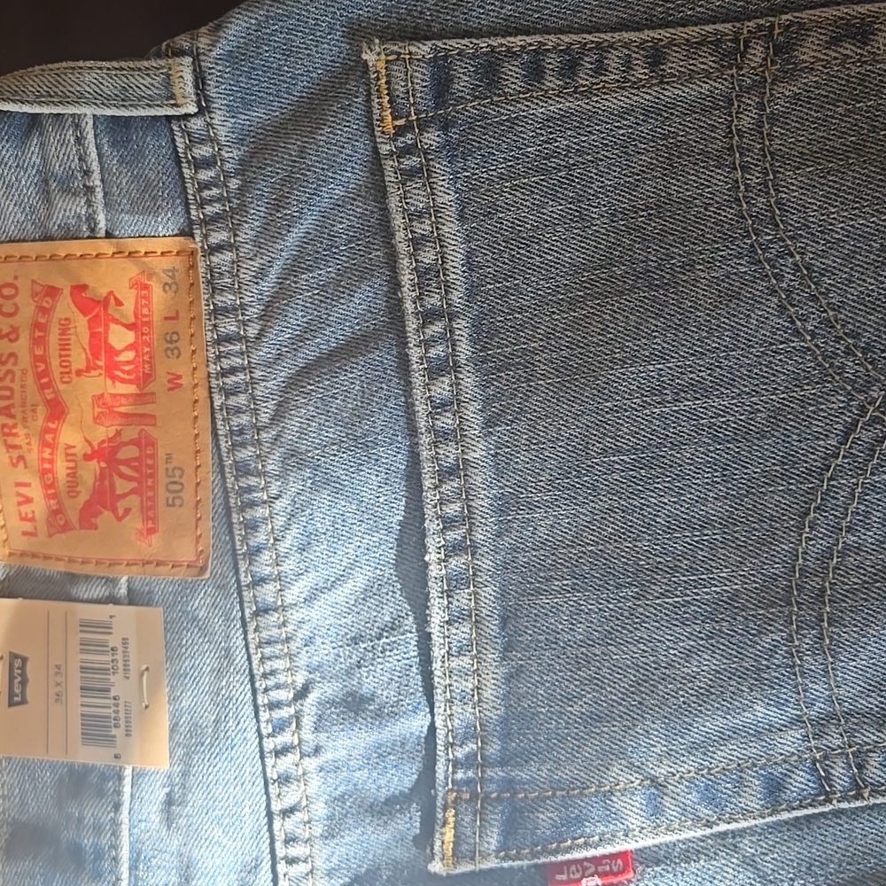 NWT Levi's 505 Regular 36x34 - Picture 5 of 6